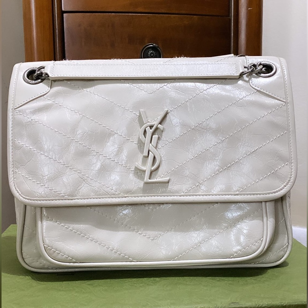 YSL Medium Niki in Vintage Leather